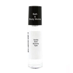 Bath & Body Works: Vanilla Swirl Brownie Type 1/3 Oz Glass Roll-On Bottle
